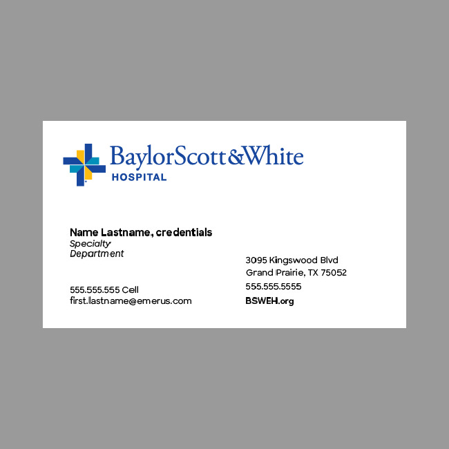 BSWH Business Card
